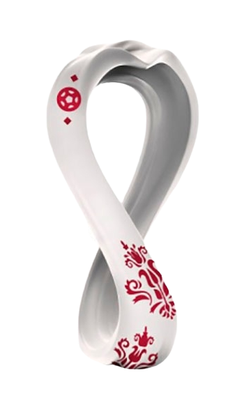 Logo oficial del mundial de qatar